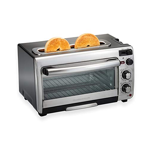 Hamilton Beach 2-in-1 Countertop Toaster Oven and Long Slot 2 Slice Toaster