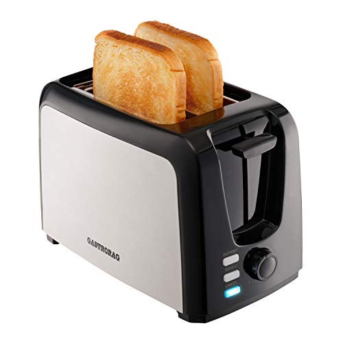 Gastrorag 2 Slice Toaster – Wide Slot Stainless Steel Toaster with 7 Bread Shade Settings