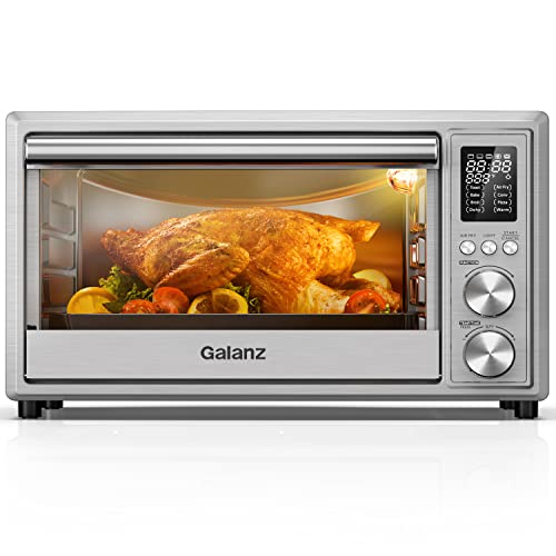 Galanz GTH12A09S2EWAC18 - Combo 8-in-1 Air Fryer Toaster Oven
