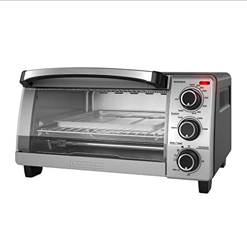 BLACK+DECKER TO1755SB - Black & Decker™ 4-Slice Toaster Oven fits 9" Pizza