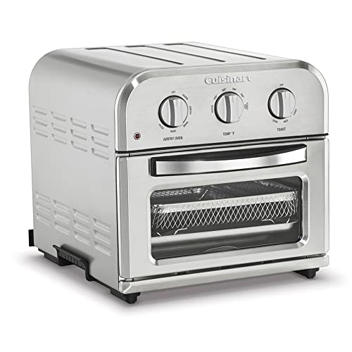 Cuisinart AMZE9CUITOA26FRRB - TOA-26 Compact AirFryer/Convection Toaster Oven Stainless Steel Bundle with 1 YR CPS Enhanced Protection Pack