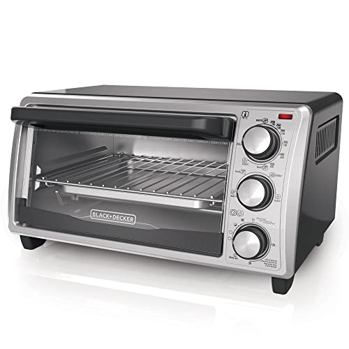 BLACK+DECKER TO1356SG - 4-Slice Toaster Oven
