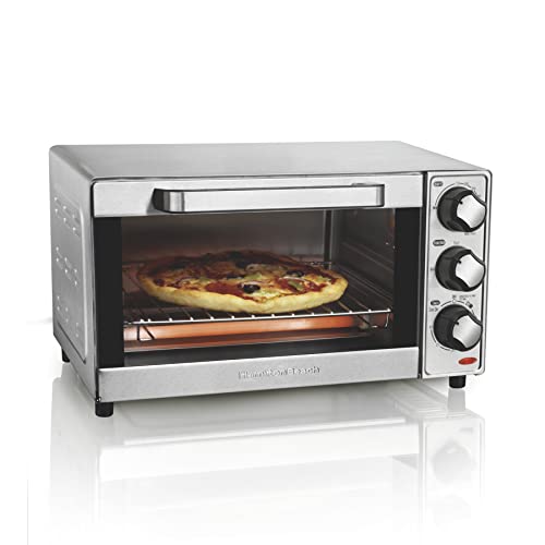 Hamilton Beach Countertop Toaster Oven & Pizza Maker Large 4-Slice Capacity