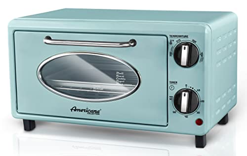Elite Gourmet by Maximatic Americana Collection ETO147M Diner 50’s Retro Countertop Toaster oven