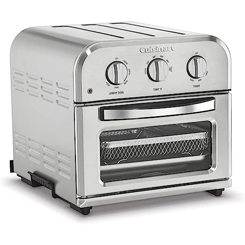 Cuisinart CRTCUITOA26FRRB - TOA-26FR Compact AirFryer Convection Toaster Oven Stainless Steel (Renewed)