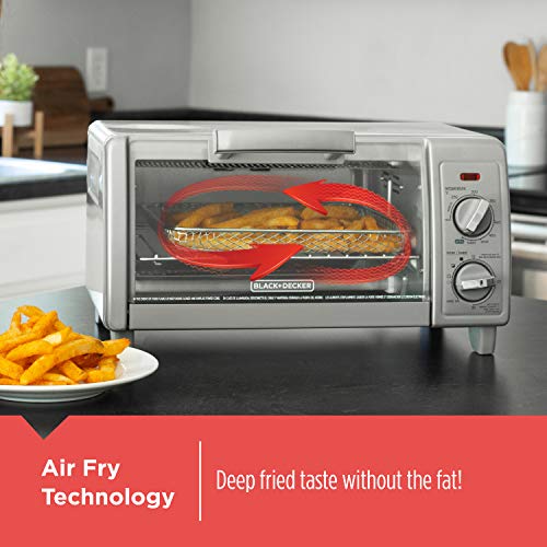 BLACK+DECKER TO1785SGC - 4-Slice Toaster Oven with Air Fry Technology