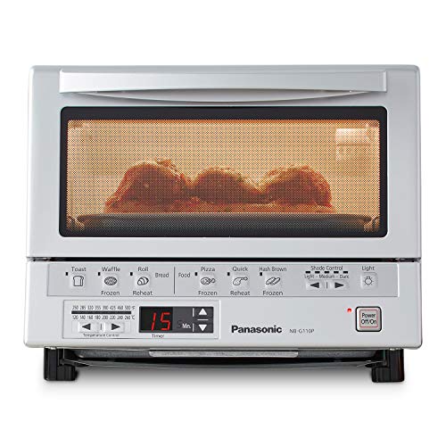 Panasonic NB-G110P - Toaster Oven FlashXpress with Double Infrared Heating and Removable 9 Inner Baking Tray