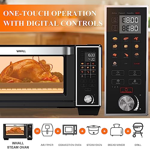 WHALL Toaster Oven Air Fryer