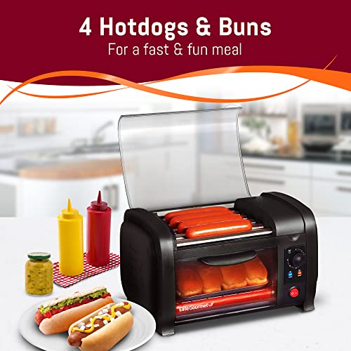 Elite Gourmet Elite Cuisine EHD-051B# Hot Dog Toaster Oven