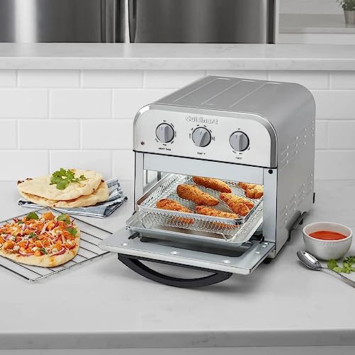 Cuisinart CRTCUITOA26FRRB - TOA-26FR Compact AirFryer Convection Toaster Oven Stainless Steel (Renewed)