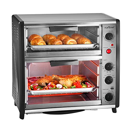 NutriChef PKMFT028 - Multi-Functional Dual Oven Cooker