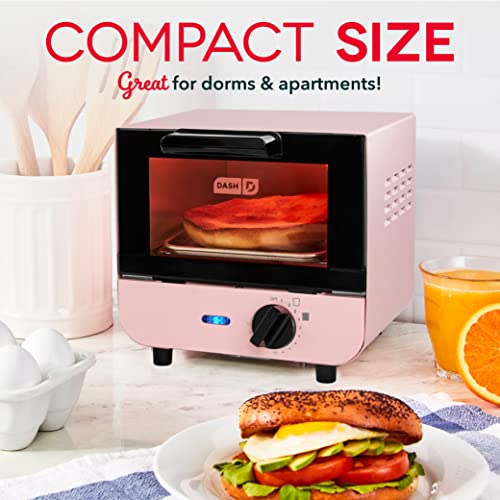 DASH DMTO100GBPK04 - Mini Toaster Oven Cooker for Bread