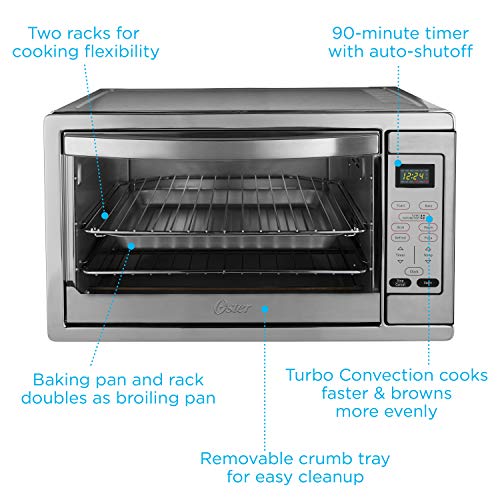 Oster TSSTTVDGXL-SHP - Toaster Oven,  7-in-1 Countertop Toaster Oven